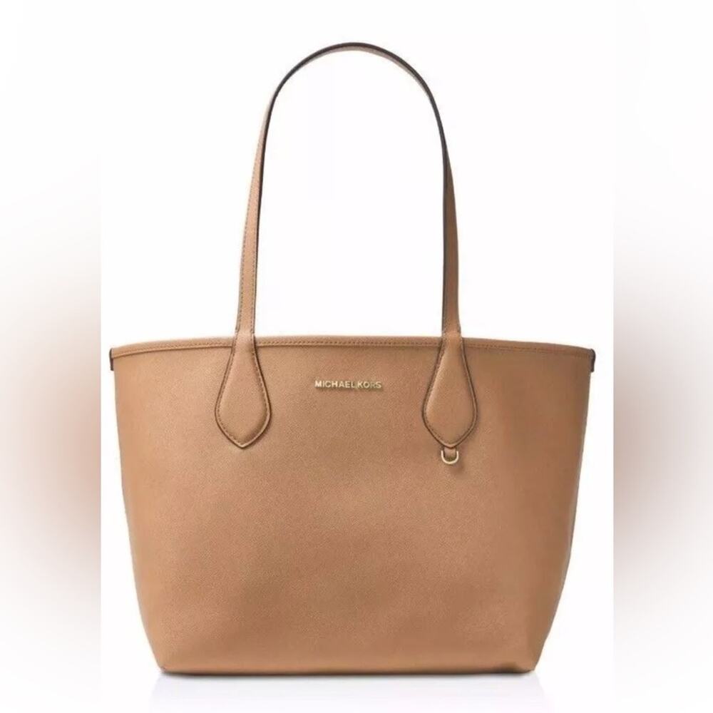 Michael Kors Tote Bag With Zip Clutch Saige Reversible Medium Shoulder Bag B5